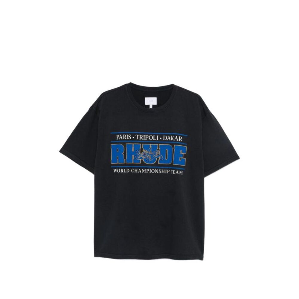 Rhude Black T-Shirts & Vests - T-Shirts Men